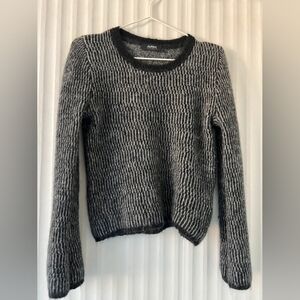 Stylish Gray Knit Sweater